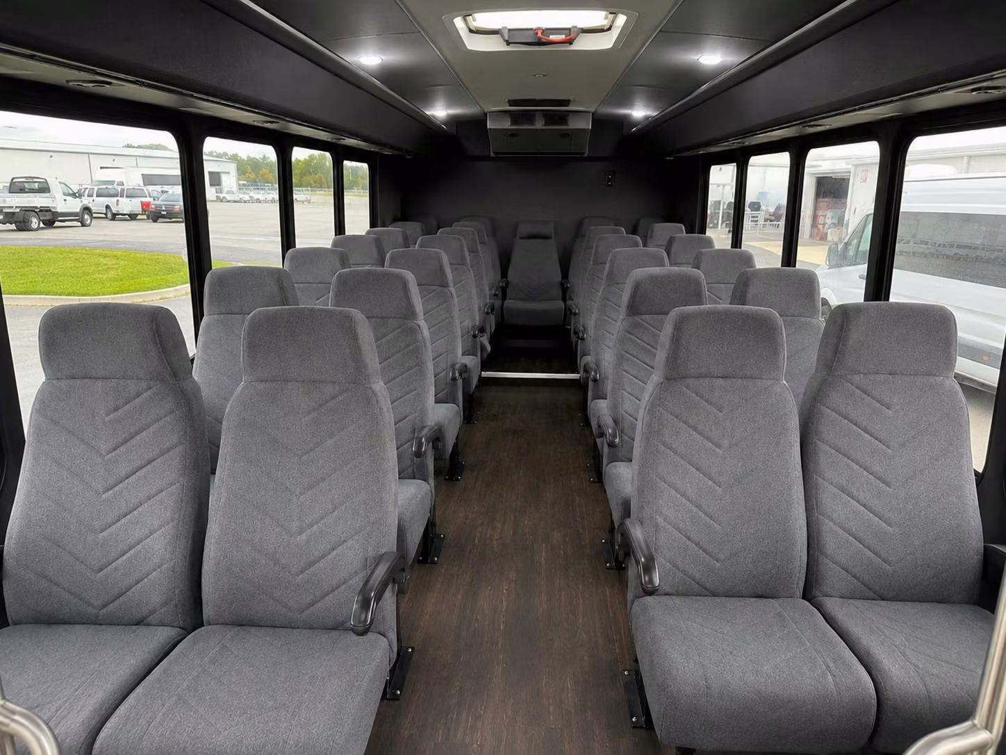 15 passenger minibus interior