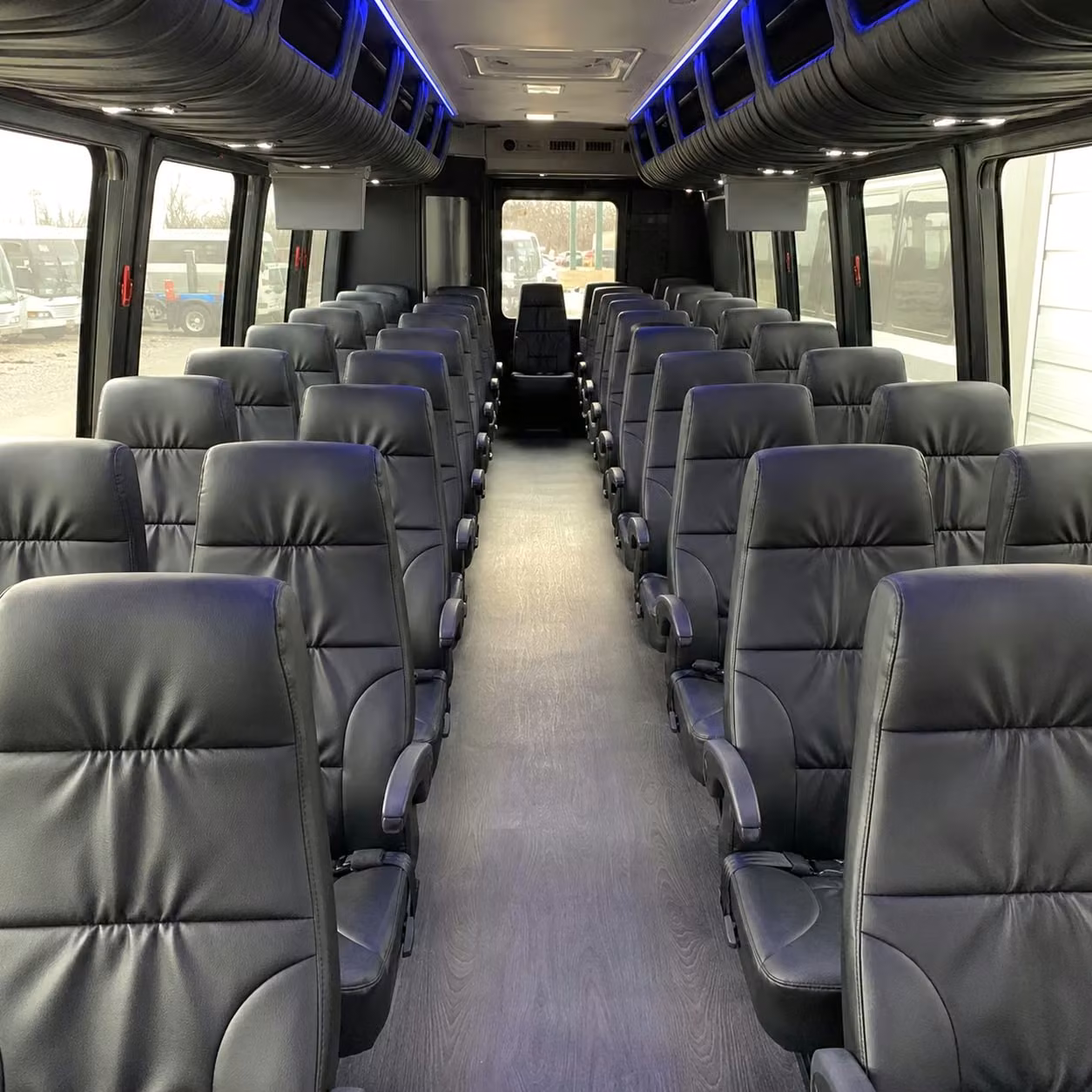 25 passenger minibus inside