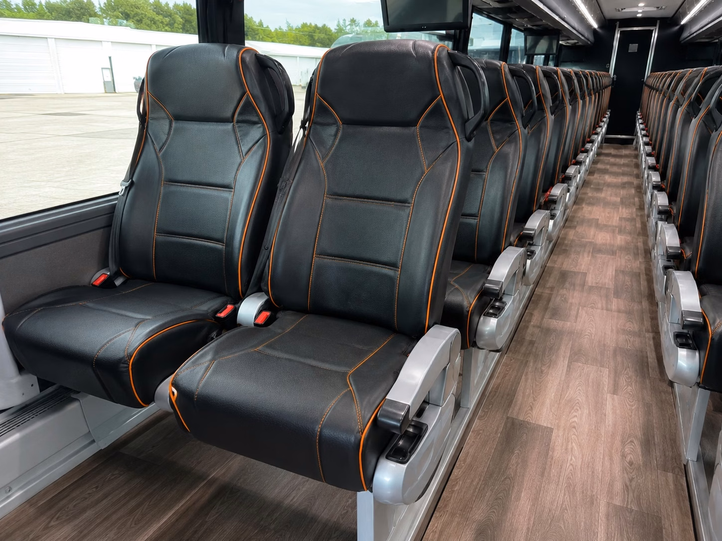 with so many canton venues a charter bus keeps everyone together